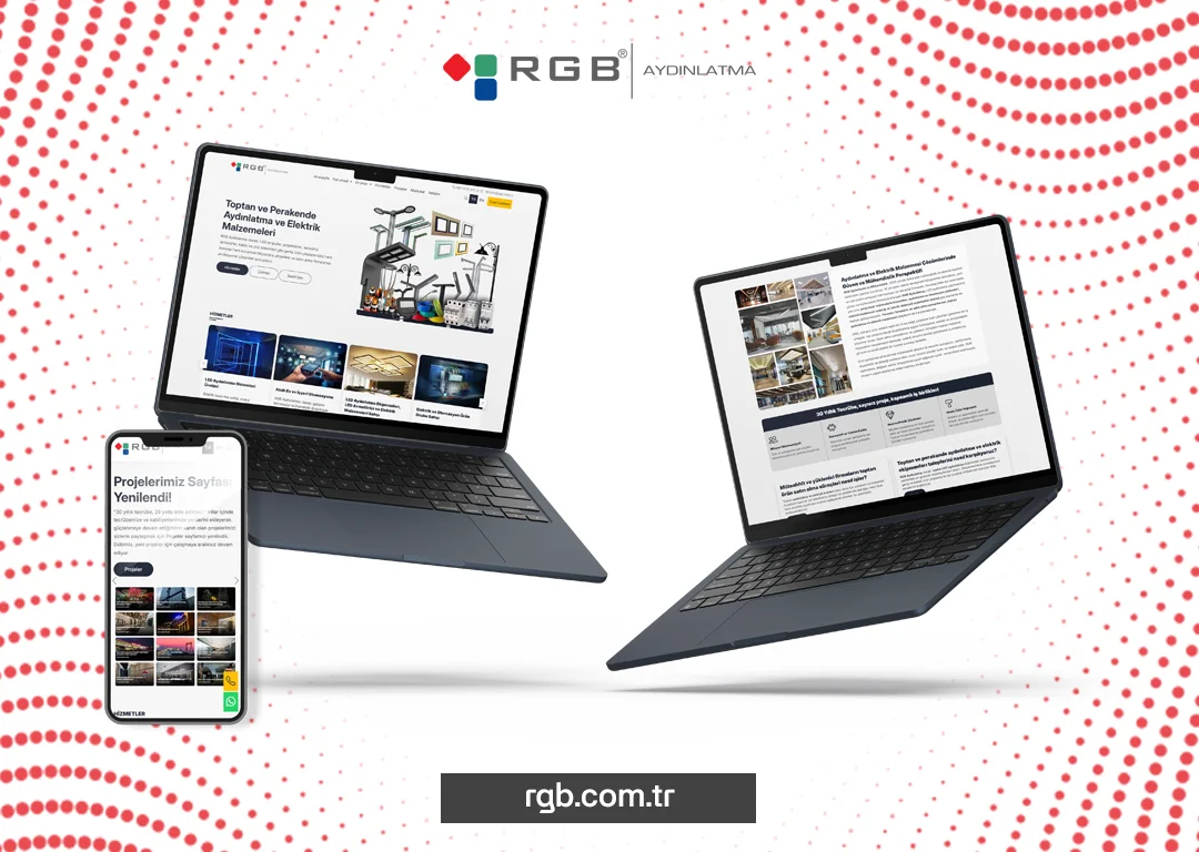 RGB Aydınlatma Kurumsal Web Sitesi