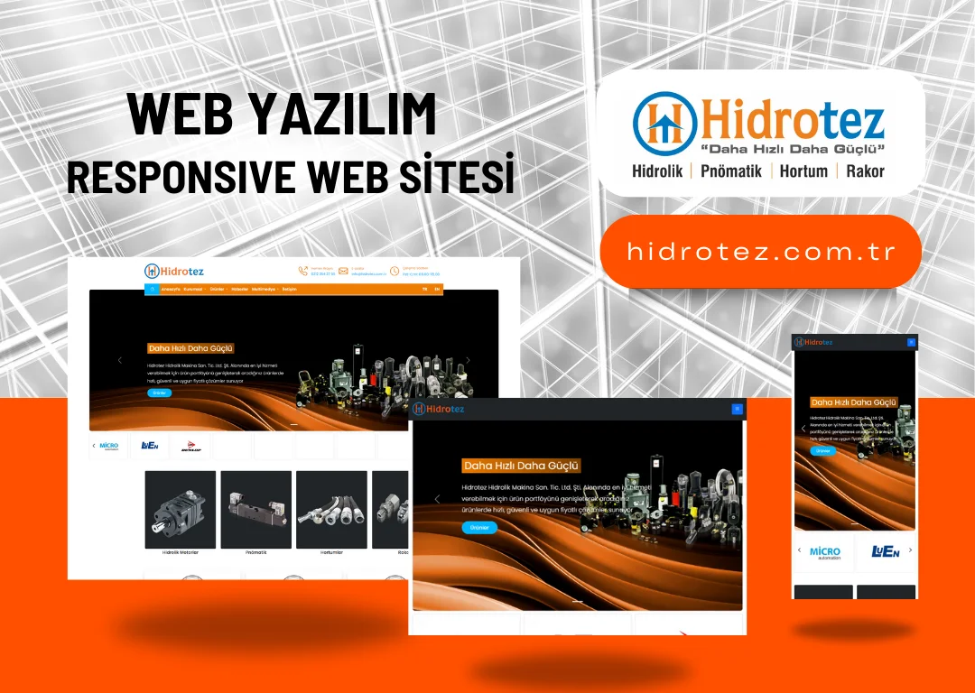 HİDROTEZ Hidrolik - Pnömatik - Hortum - Rakor Kurumsal Web Sitesi