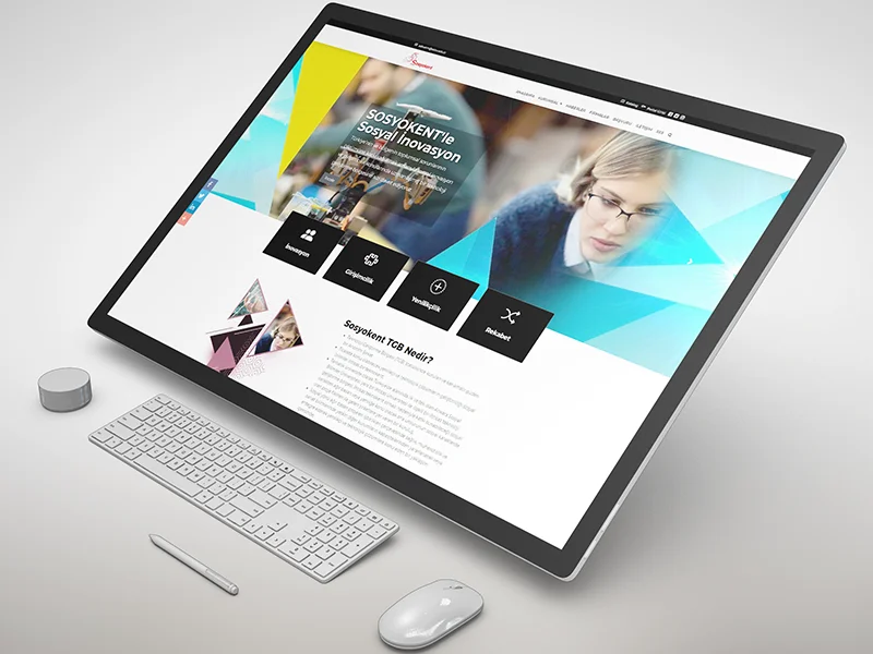 ASBÜ Sosyokent Kurumsal Web Sitesi