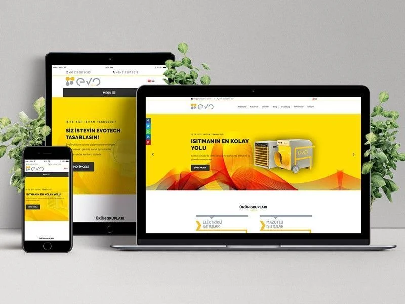 EVO ISI Kurumsal Web Sitesi