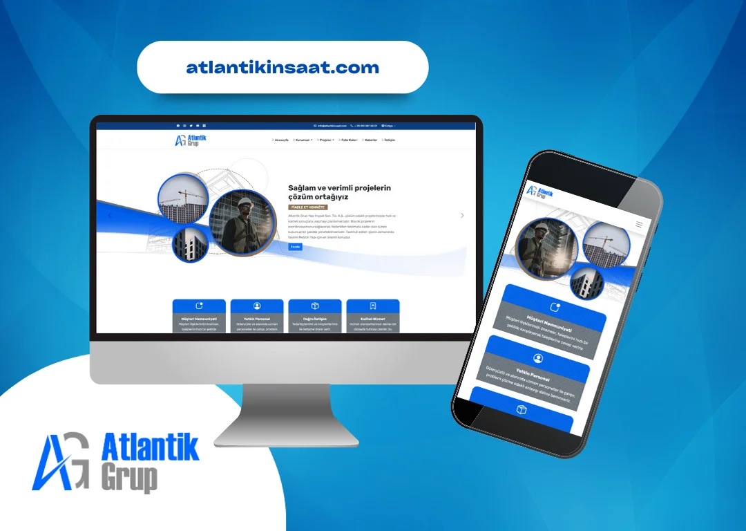 Atlantik Grup Kurumsal Web Sitesi