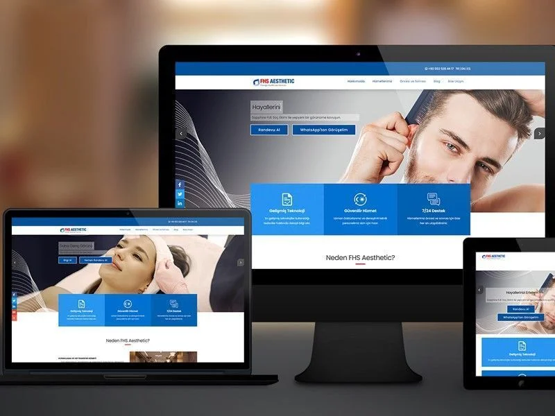 FHS Aesthetic Kurumsal Web Sitesi